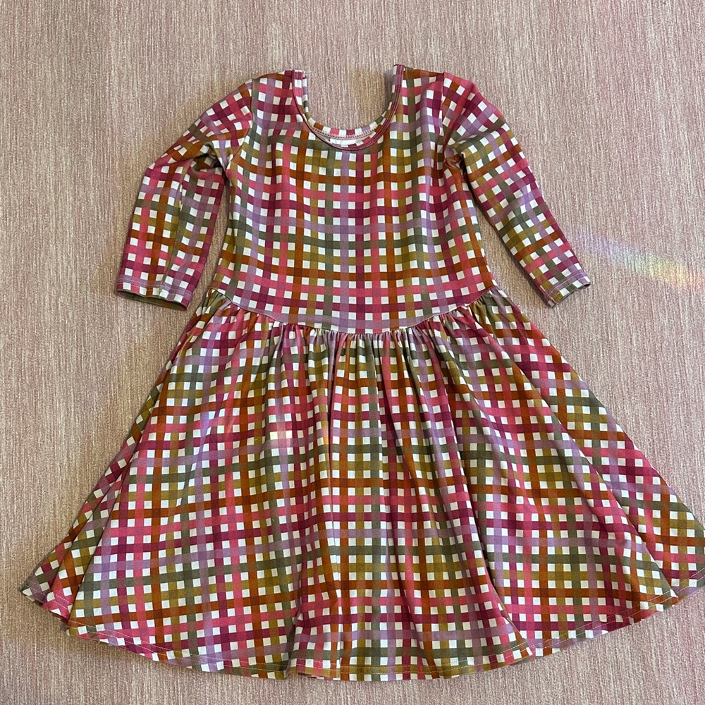 Vivie and Ash plaid dress 5T
